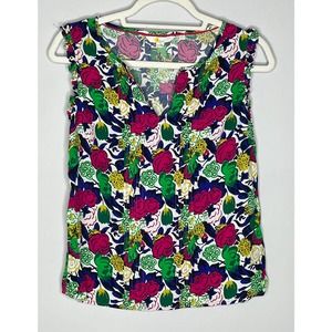 Boden Keyhole Floral Clara Sleeveless Top US 6